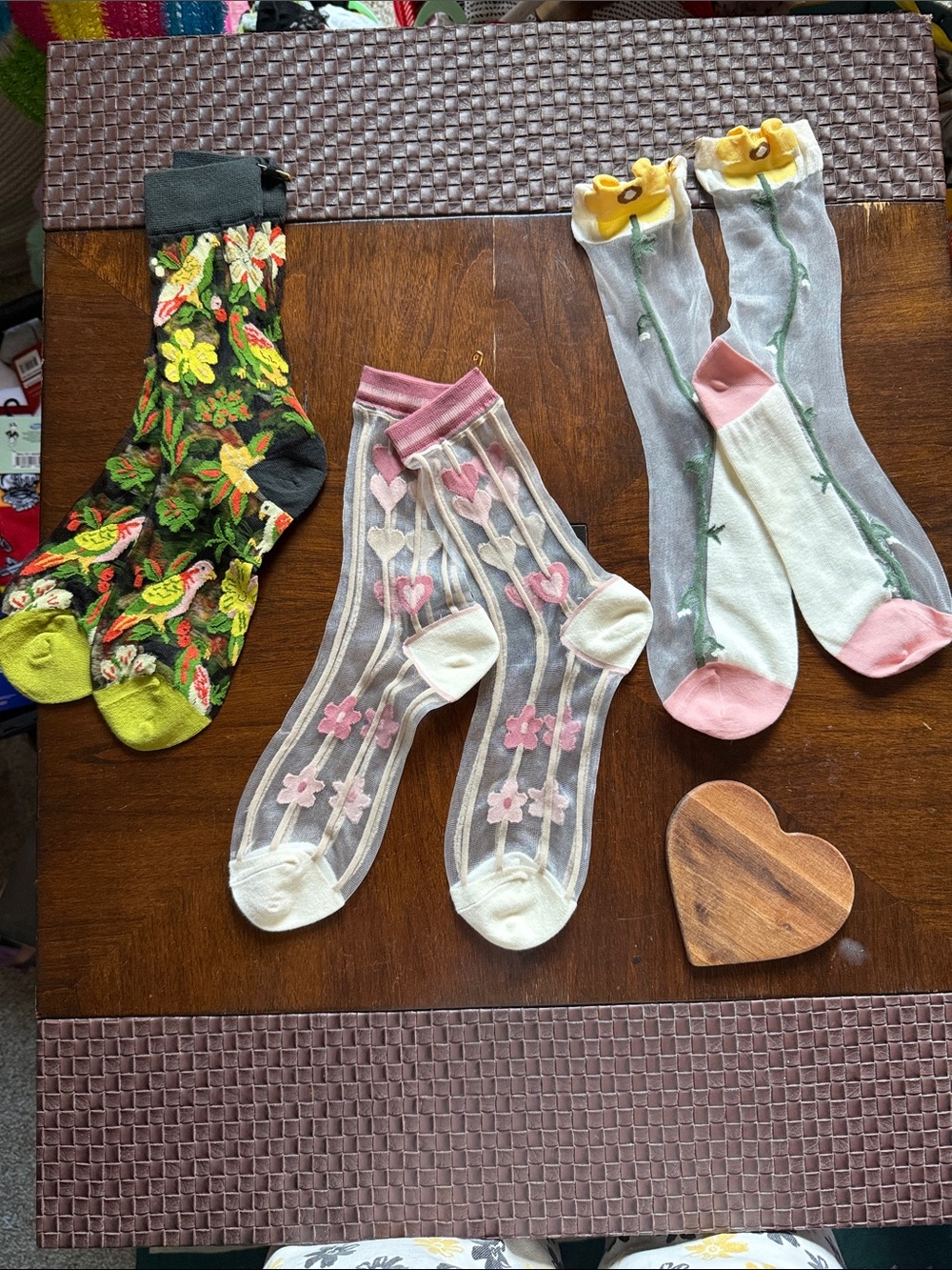 Sheer Socks Available Ask to view lots of styles during live shows